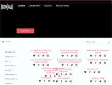 Tablet Screenshot of cards.boomerang.nl